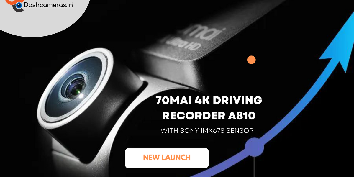 Introducing the 70Mai 4K Driving Recorder A810 with Sony IMX678 