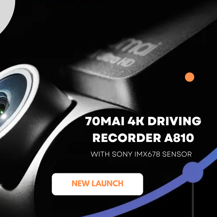 Introducing the 70Mai 4K Driving Recorder A810 with Sony IMX678 Sensor