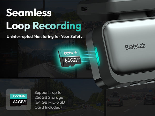 Botslab G980H Pro Dual Front 4K Rear 2K Dash Cam