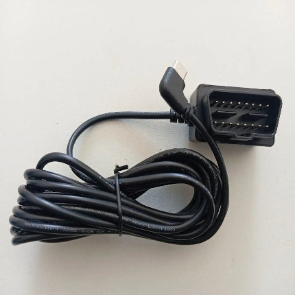 Botslab OBD Hardwire Kit – Power Cable with USB-Type C Adapter, Low Voltage Protection (11.8V/12.2V/12.6V) | 24h Parking Mode