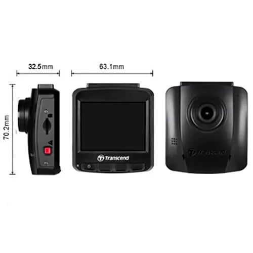 Transcend DrivePro^TM 110 Motorcycle Dashcam | Full HD 1080P Sony STARVIS™ | Build-in Battery | IP68 | WiFi | TS-DP20A-32G
