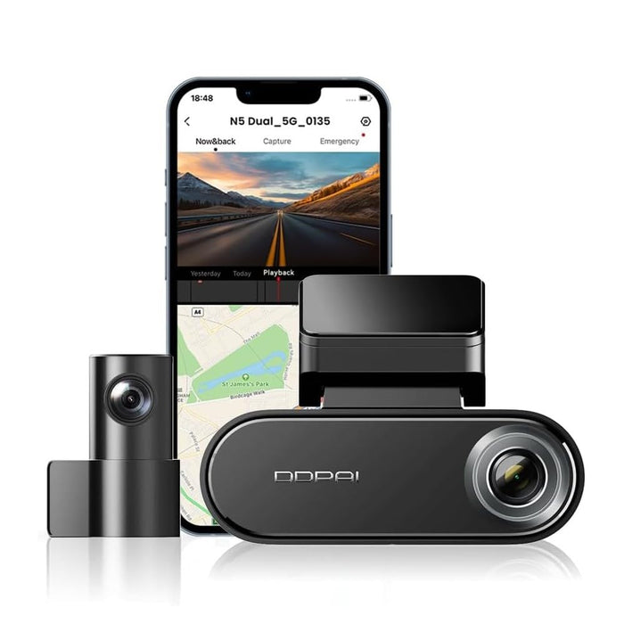 DDPAI N5 Dual Front and Rear 4K Ultra HD Resolution Dash Camera