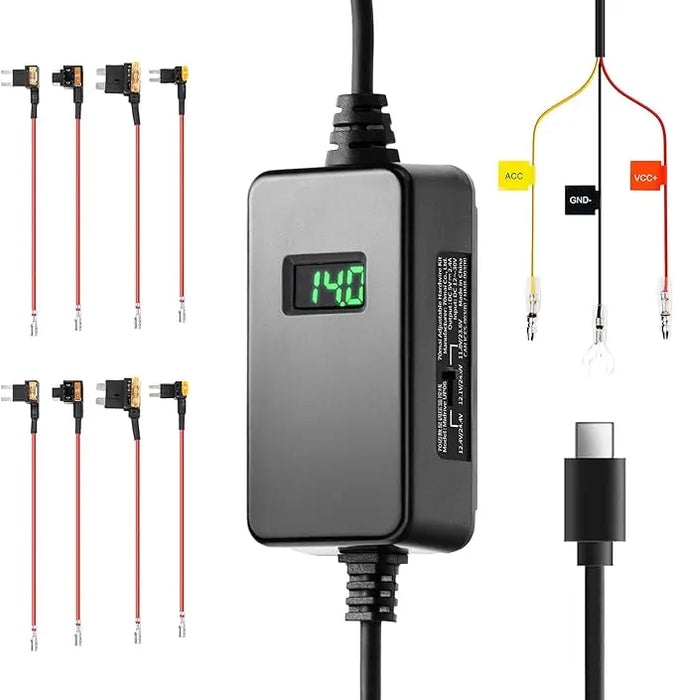 70mai Adjustable Hardwire Kit UP06 for Dash Cams with USB Type-C Port
