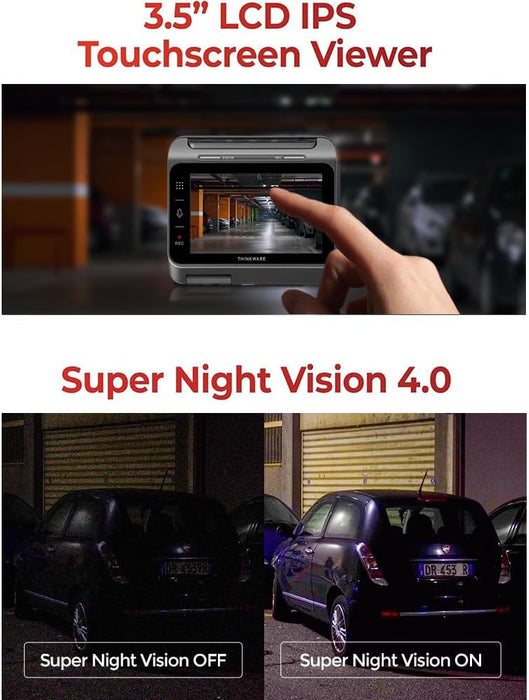 Thinkware ARC 900 Flagship 4K Dash Cam | Front 4K + Rear 2K Recording | Dual STARVIS 2 | HDR | Super Night Vision | GPS | WiFi | Parking Surveillance