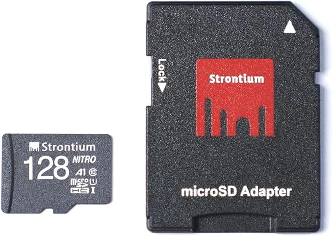 Strontium Nitro  Micro SD Memory Card for Dash Cameras 128GB