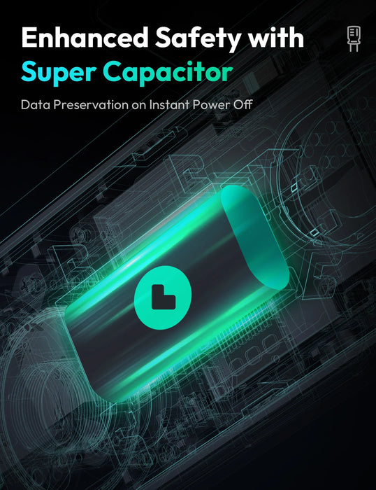 Botslab HK50 Wi-Fi Dash Cam – 1620p Smart In-Car Camera with 150° Wide Angle & Night Vision