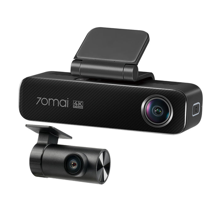 70mai Dash Cam 4K M800 with Built-In eMMC 128GB, Dual Sony STARVIS 2, HDR Recording & Compact Design