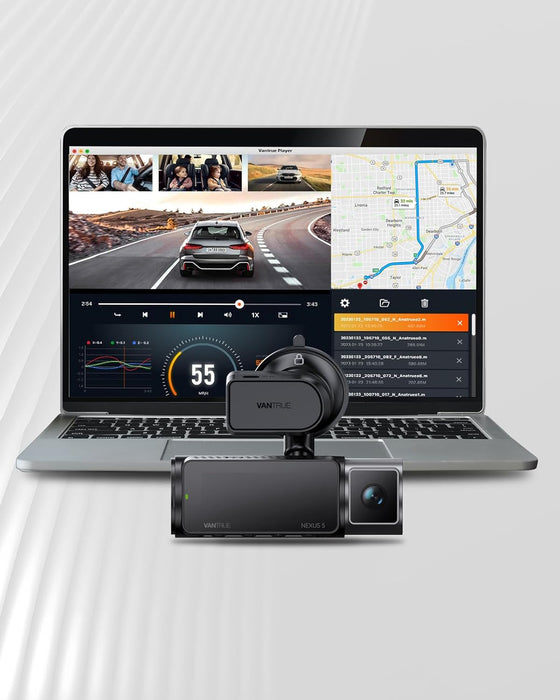 VANTRUE N5, N4 Pro Dash Cam Suction Cup GPS Mount