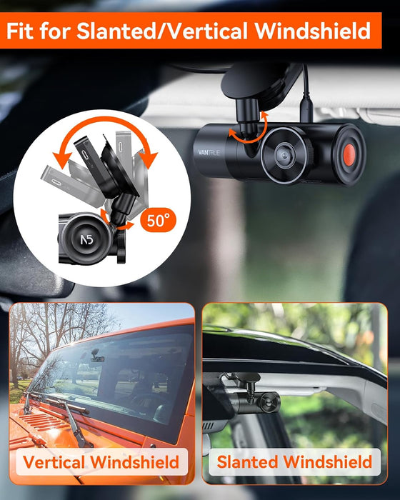 VANTRUE N5, N4 Pro Dash Cam Suction Cup GPS Mount