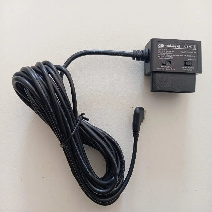 Botslab OBD Hardwire Kit – Power Cable with USB-Type C Adapter, Low Voltage Protection (11.8V/12.2V/12.6V) | 24h Parking Mode