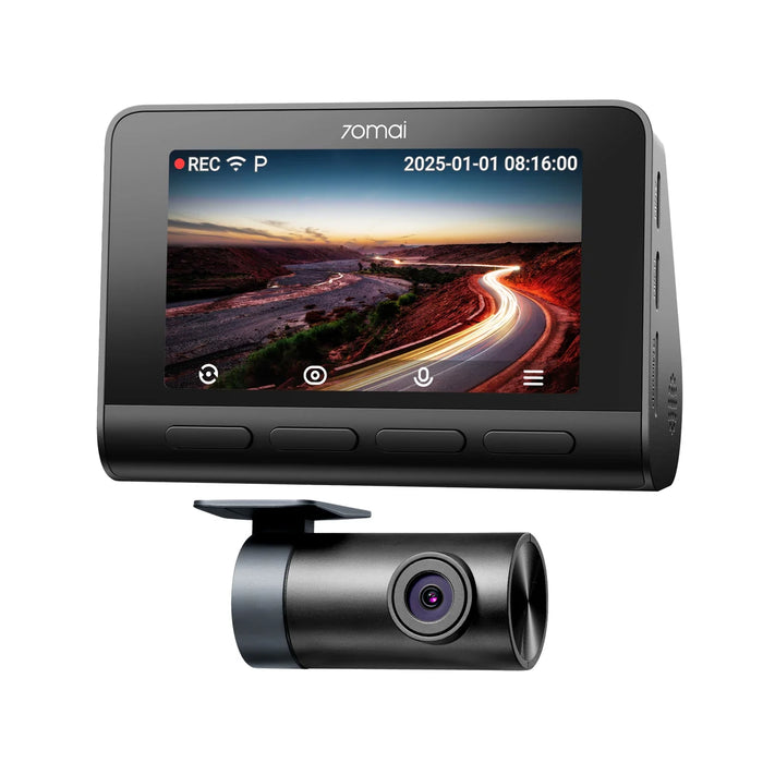 70mai Dash Cam 4K A810S with Sony STARVIS 2 IMX678, License Plate Enhancement, Buffered Emergency Record, Supercapacitor