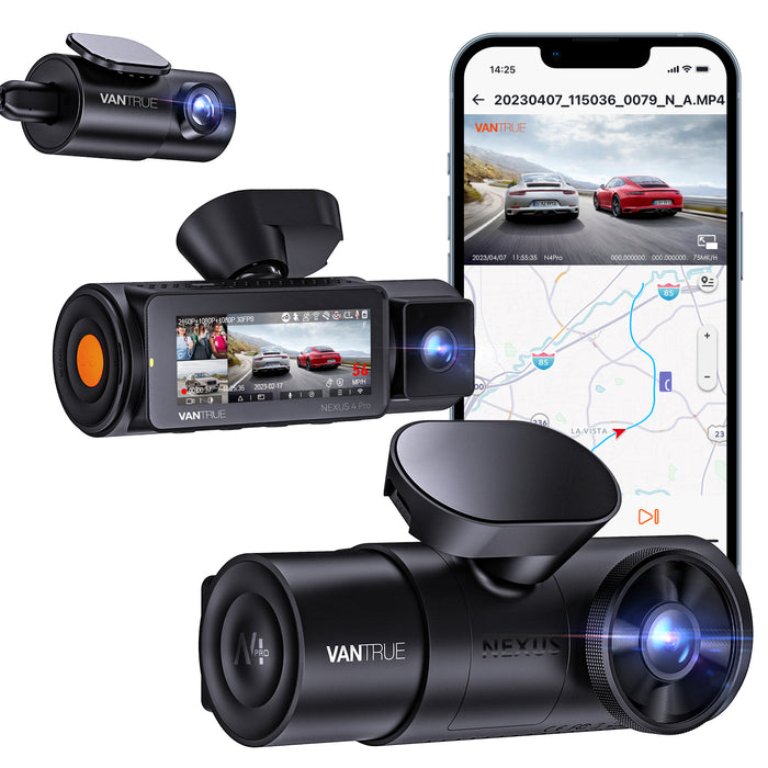 Vantrue Nexus Pro (N4 Pro) Channel 4K Sony Starvis Advanced Dashcam
