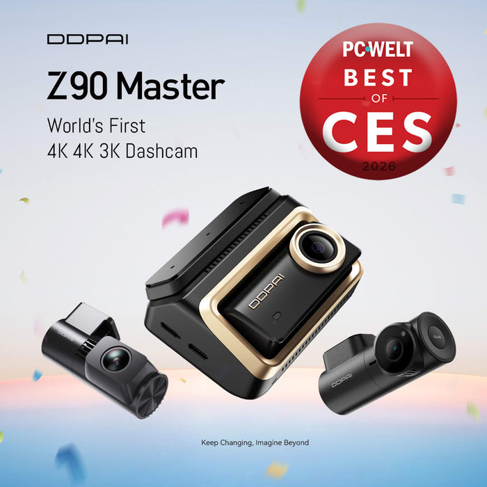 DDPAI Z90 Master Dashcam 2CH/3CH 4G Connectivity Hardwire Kit