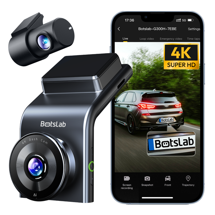 New Botslab G300H Plus Dual Dash Cam STARVIS 2