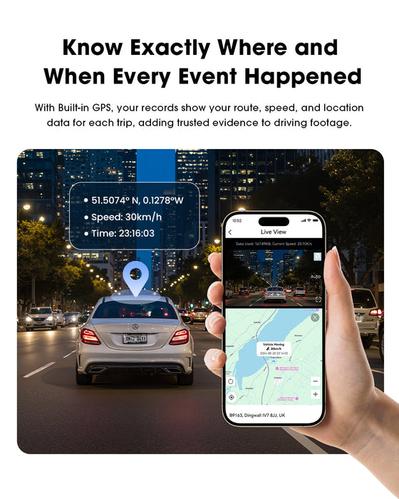 DDPAI Z50 Pro 4K Dash Cam with GPS NightVIS 2.0