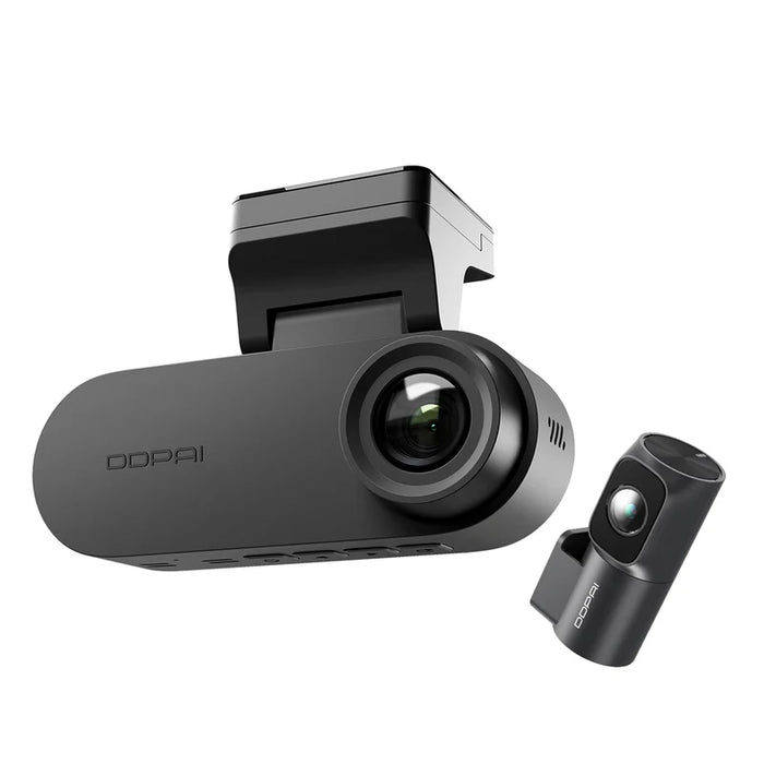 DDPAI N2 Dual Dash Cam – 2K Front & 1080P Rear, NightVIS 2.0, Wi-Fi, Supercapacitor & 24/7 Parking Monitoring