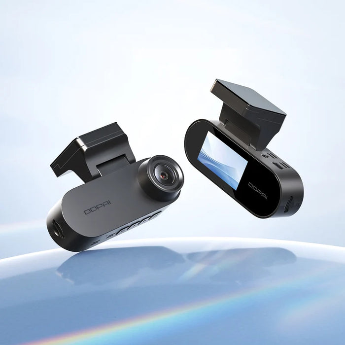 DDPAI N2 Dual Dash Cam – 2K Front & 1080P Rear, NightVIS 2.0, Wi-Fi, Supercapacitor & 24/7 Parking Monitoring