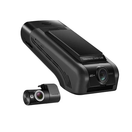 The Thinkware U1000 Pro is a dual-channel cloud dash cam featuring 4K UHD recording in the front and 2K UHD recording in the rear.