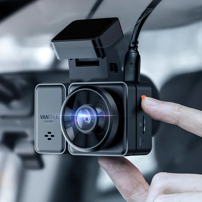 Vantrue Element (E2) Dash Cam Front and Rear —