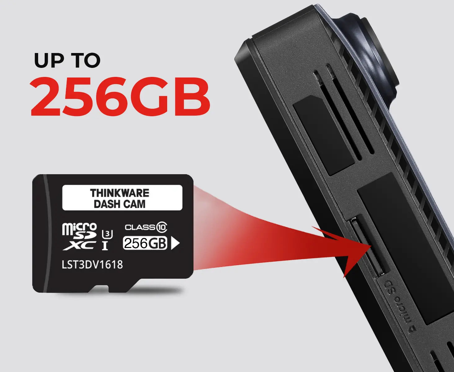 Supports up to 256GB