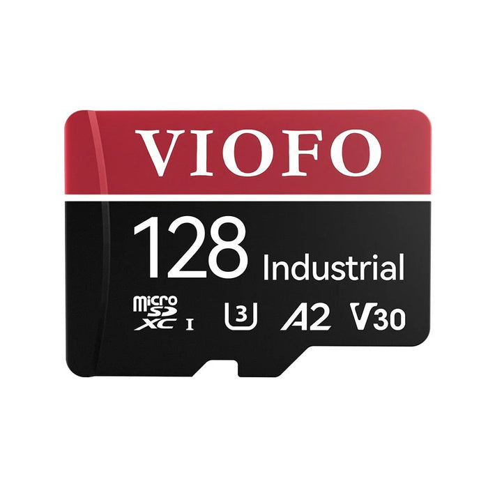 VIOFO 128GB,256GB and 512GB  Industrial Grade microSD Card, U3 A2 V30 High Speed Memory Card with Adapter, Support Ultra HD 4K Video Recording