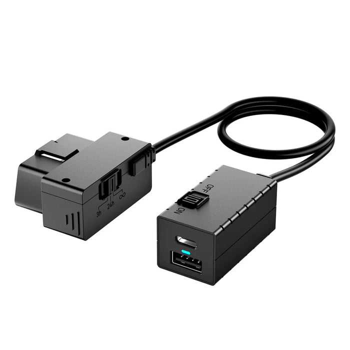 VIOFO OP100 OBD-II Constant Power Cable for Dash Camera, 24 Hours Surveillance/ACC Mode with Low Voltage Protection