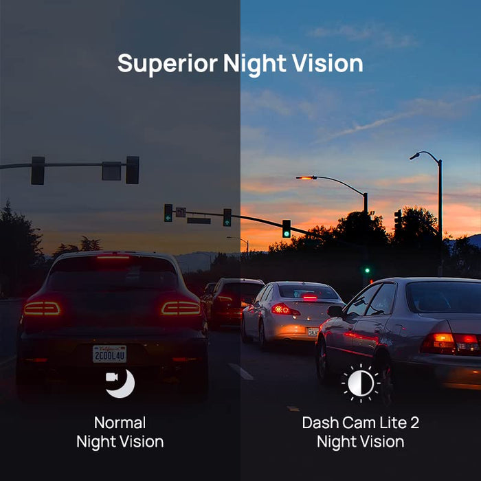 Dash Cam Lite 2 | Night Vision Dash Cam | Dashcameras.in