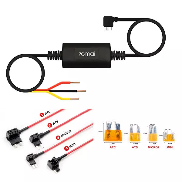 Dash Camera Hardwire | Car Camera Hardwire Kit | Dashcameras.in