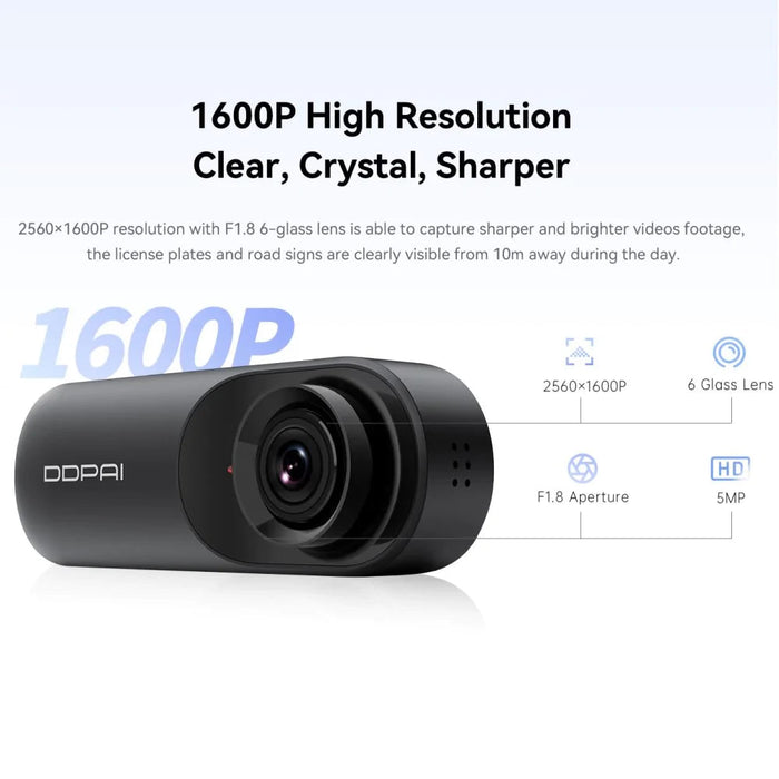 DDPAI Mola N3 Pro Dual Channel Dash Camera With GPS
